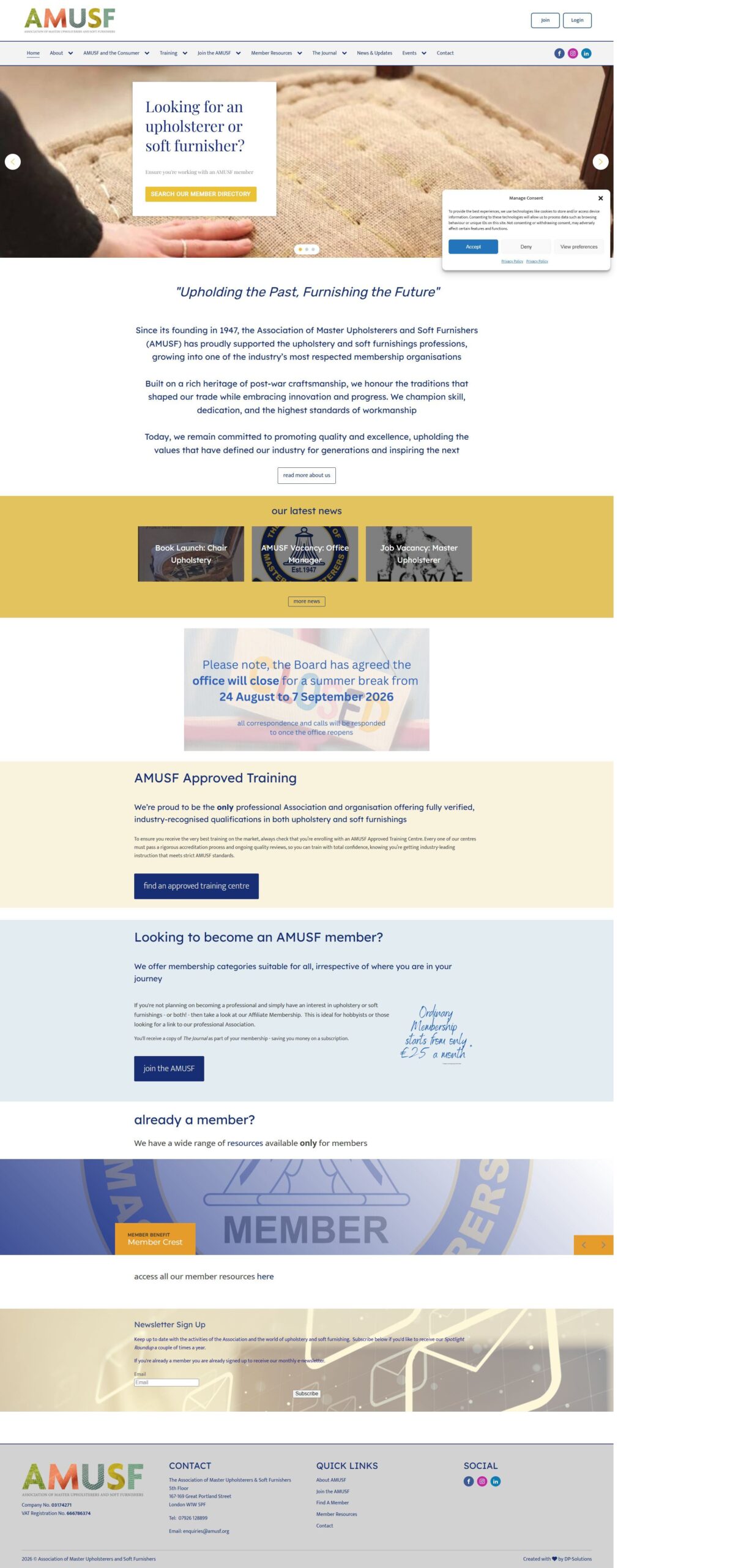 AMUSF website