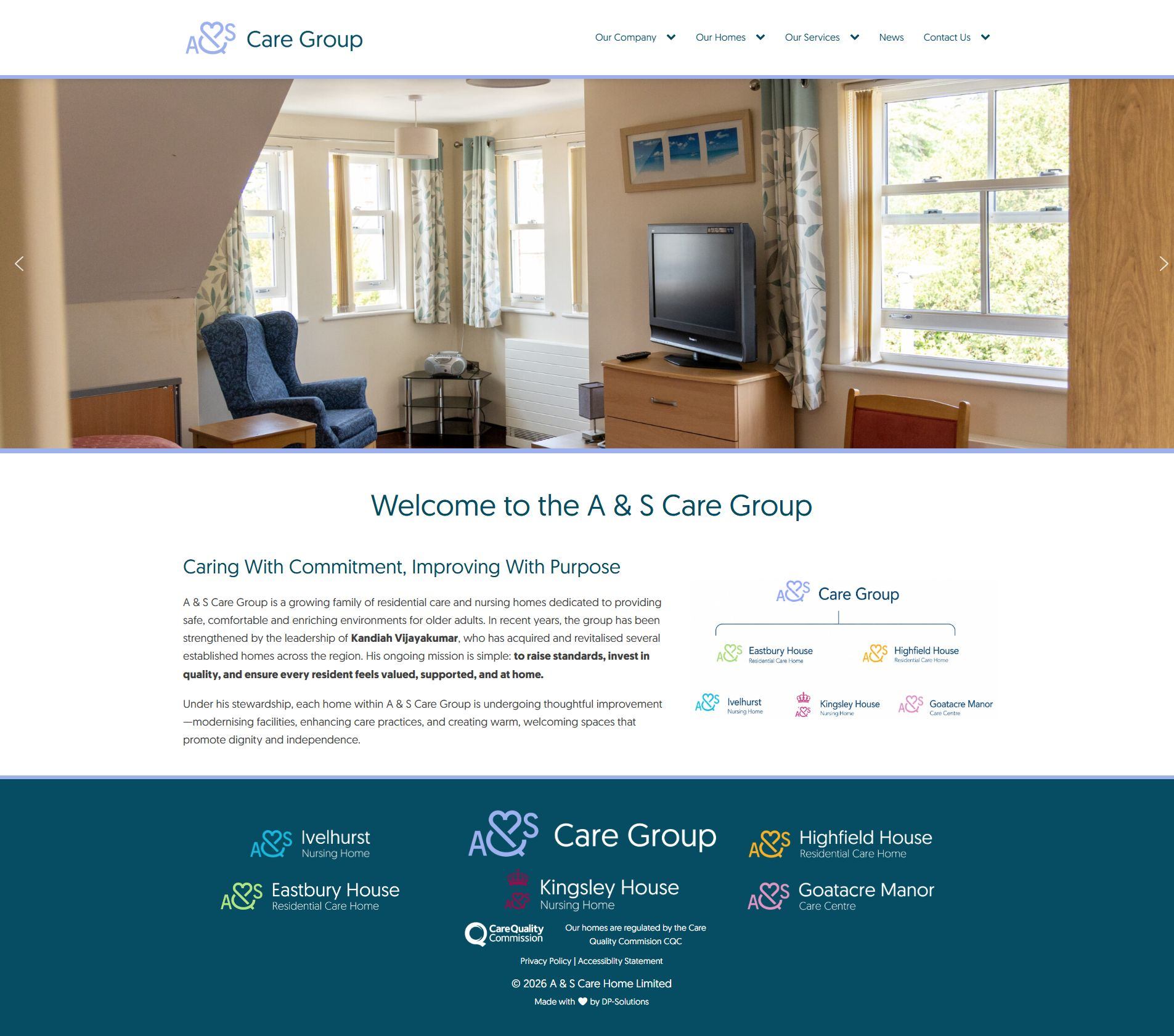 A&S Care Home website