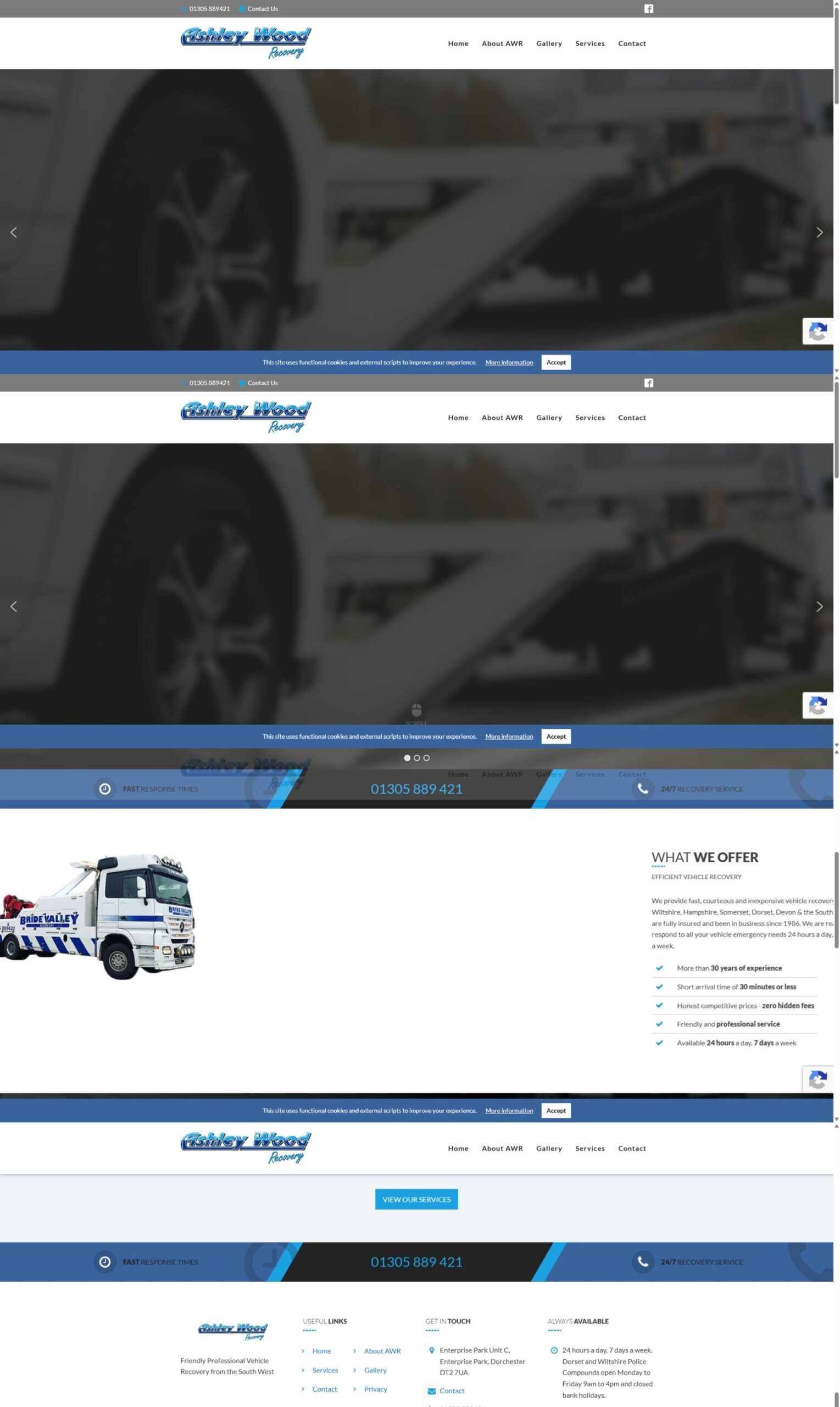 Ashleywood Recovery website