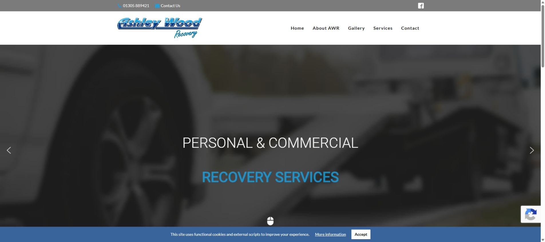 Ashleywood Recovery website