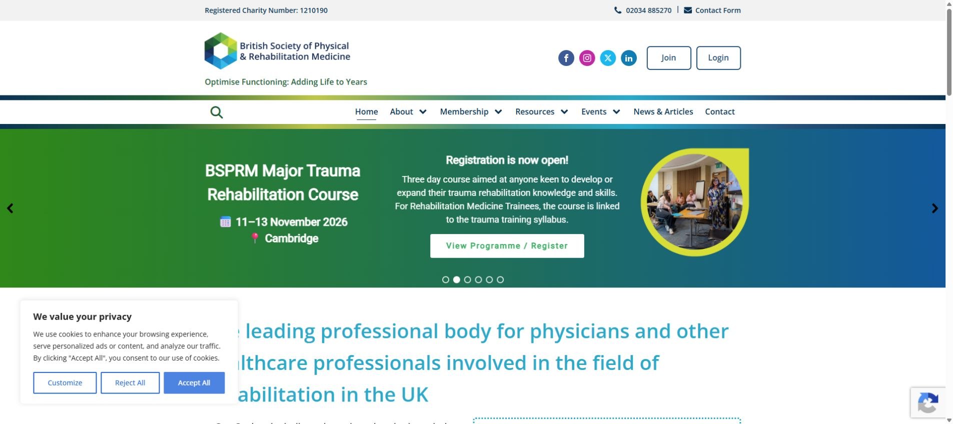 BSPRM website