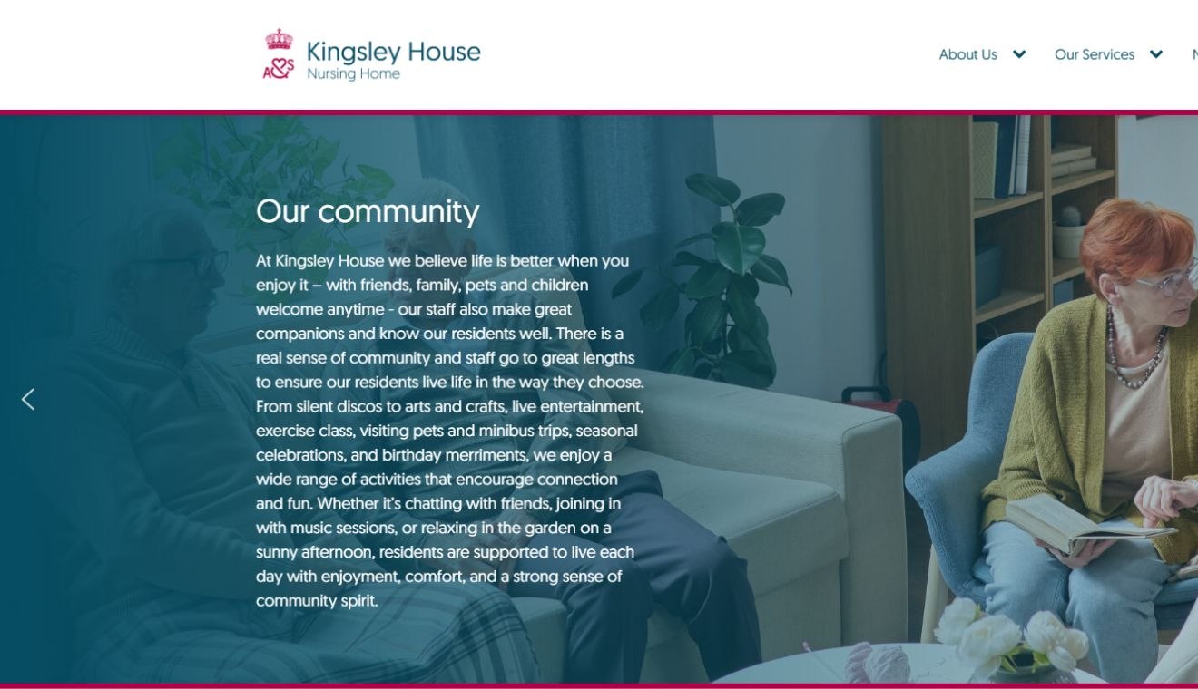 Kingsley House Tetbury website
