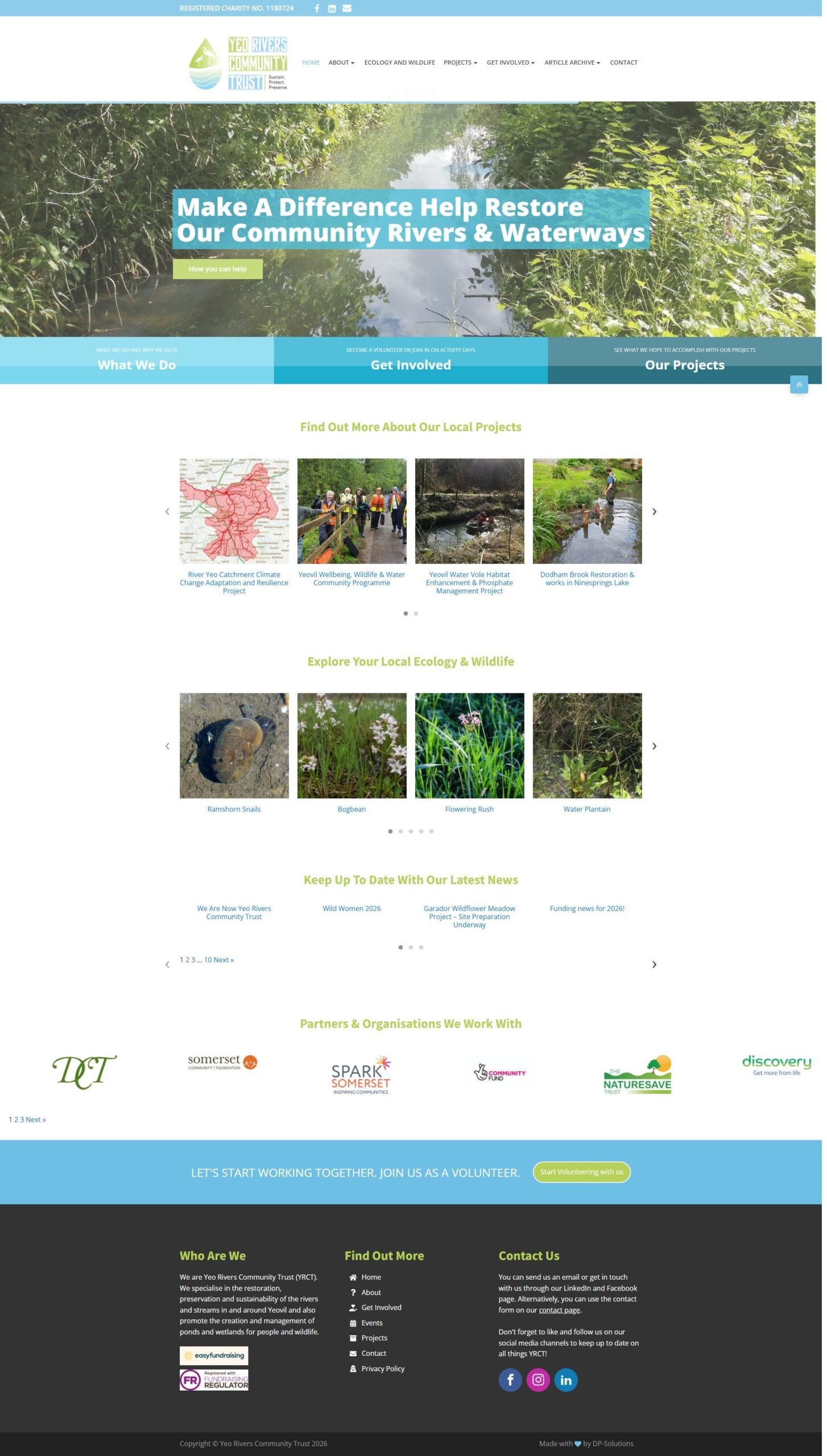 Yeovil Rivers Community Trust website